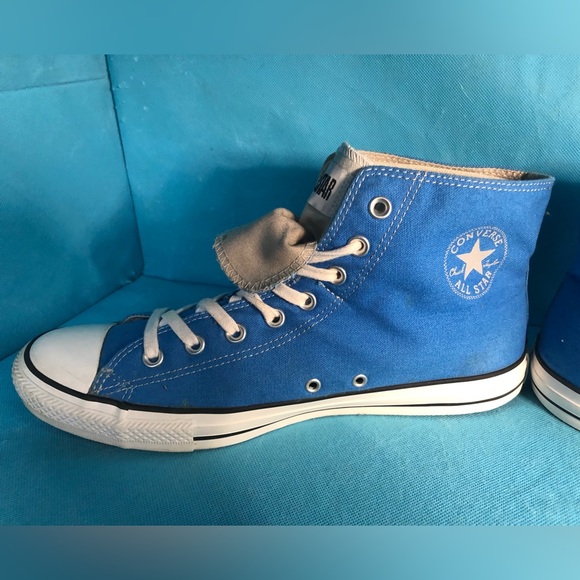 Blue Converse Chuck Taylor double upper - Picture 12 of 16